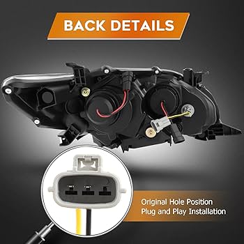 LBRST LED Projector Headlight Assembly for Toyota Corolla